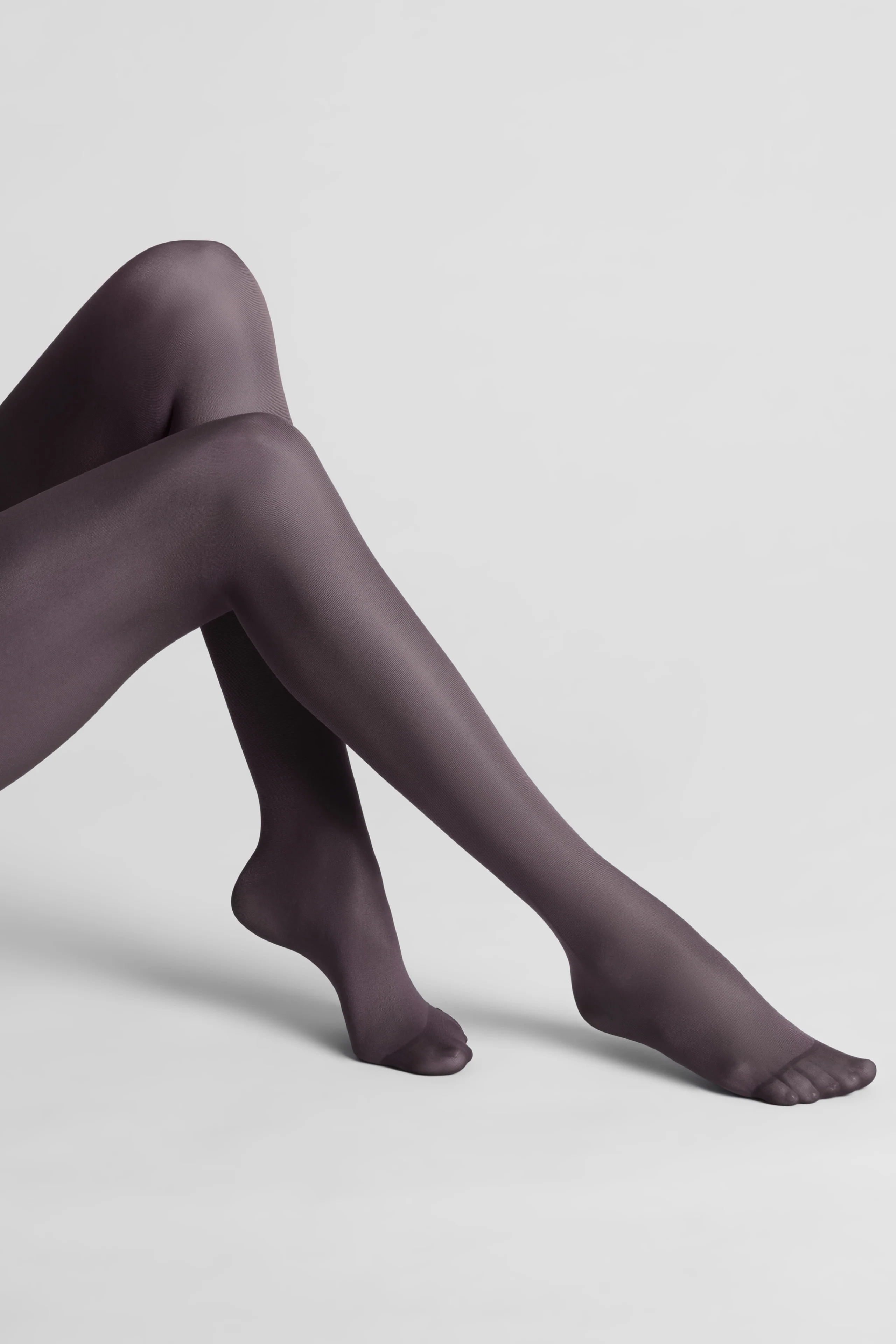 Bas Coupés Roulés 40D - Marron - LEGWEAR - Image 5
