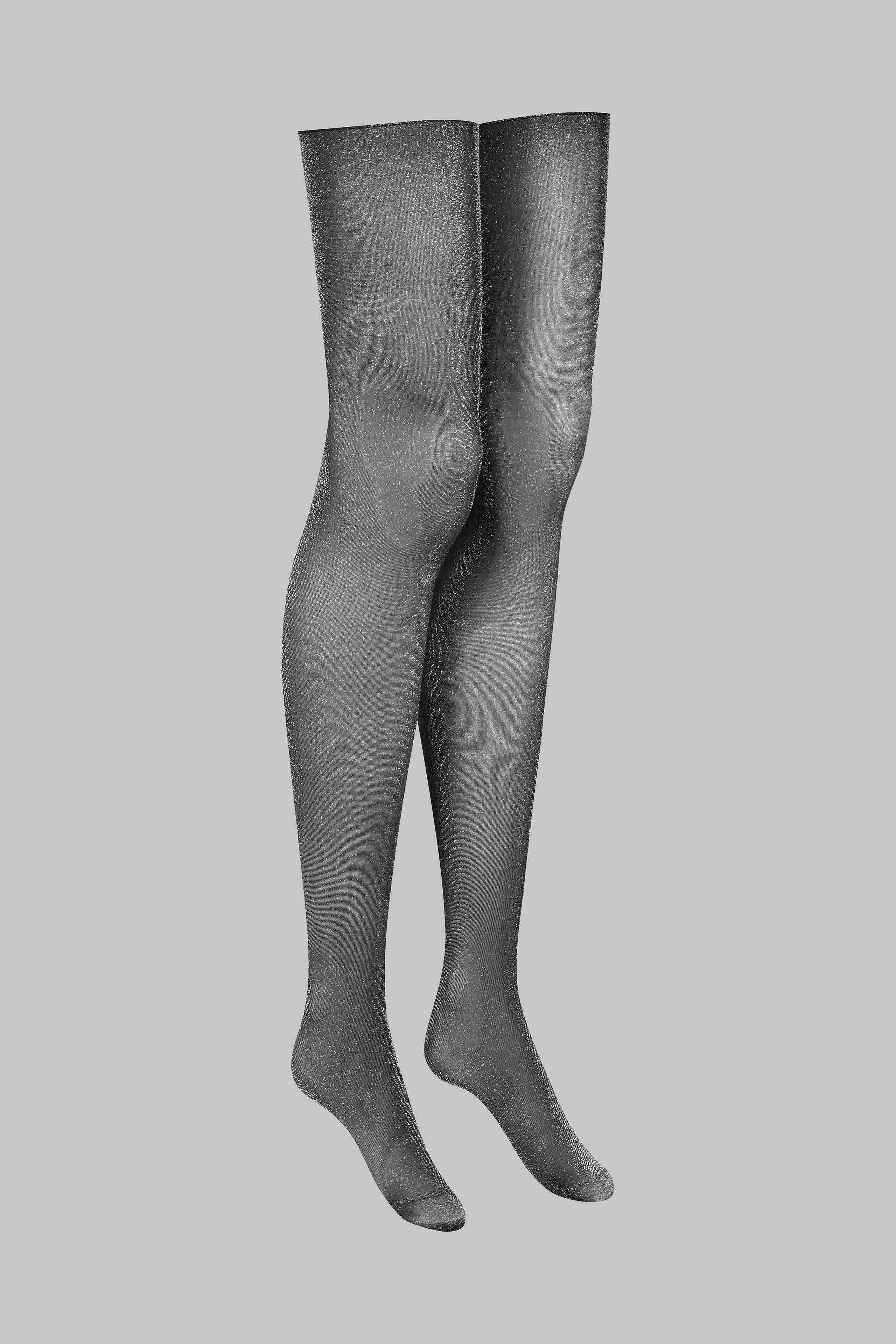 Bas coupés roulés Lurex 20D - Legwear - Image 2