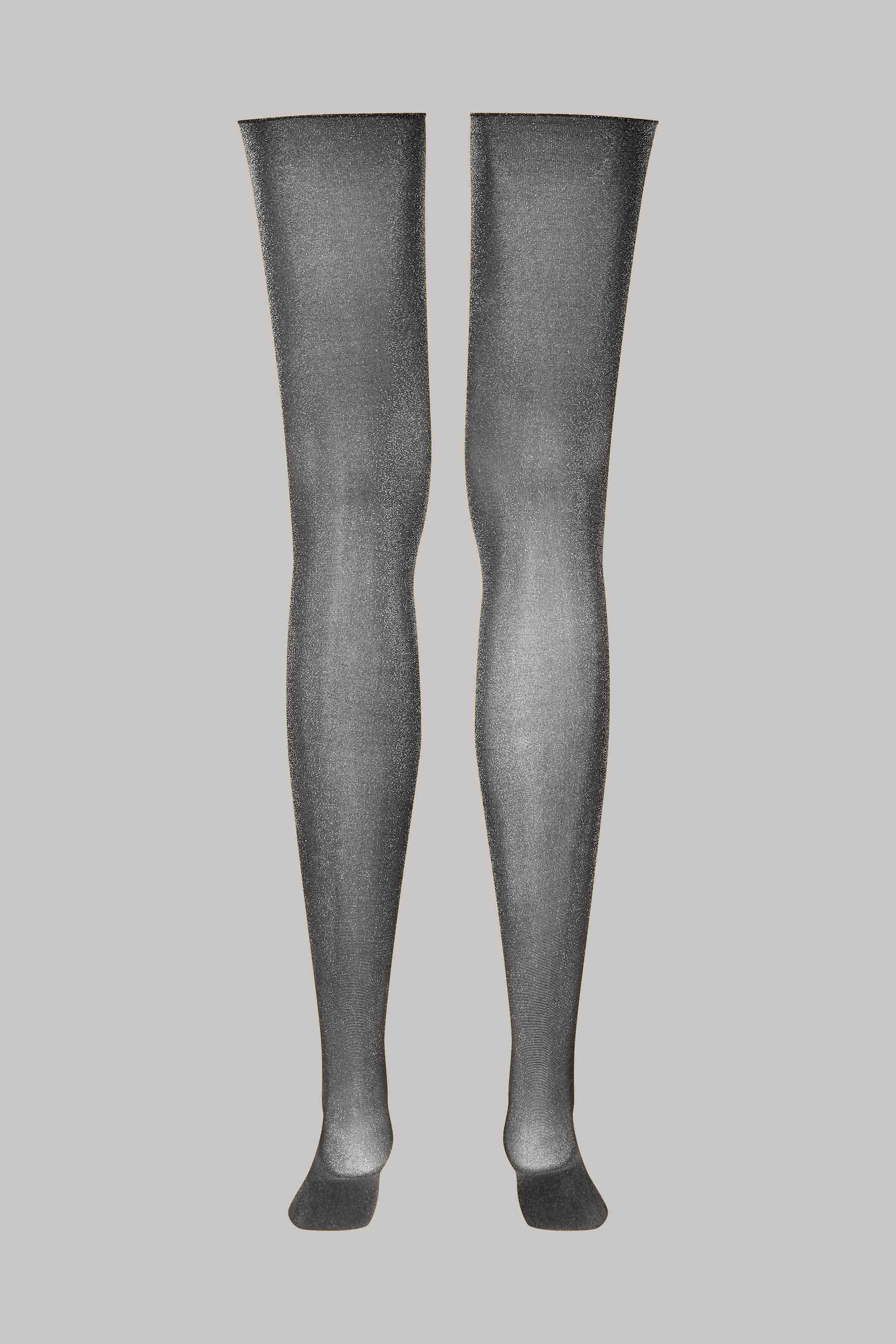 Bas coupés roulés Lurex 20D - Legwear - Image 3