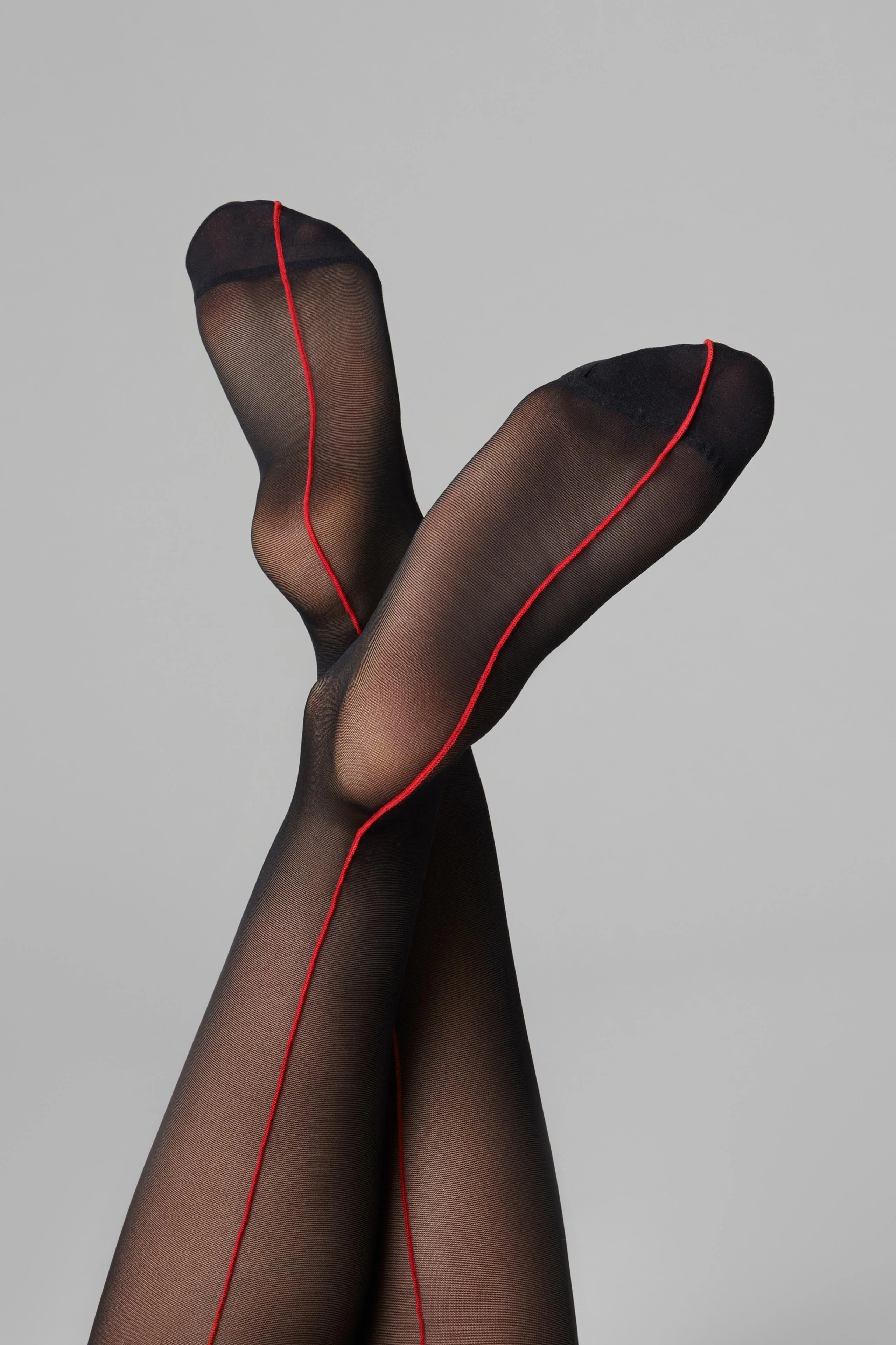 Bas jarretières couture 20D - Legwear - Image 6