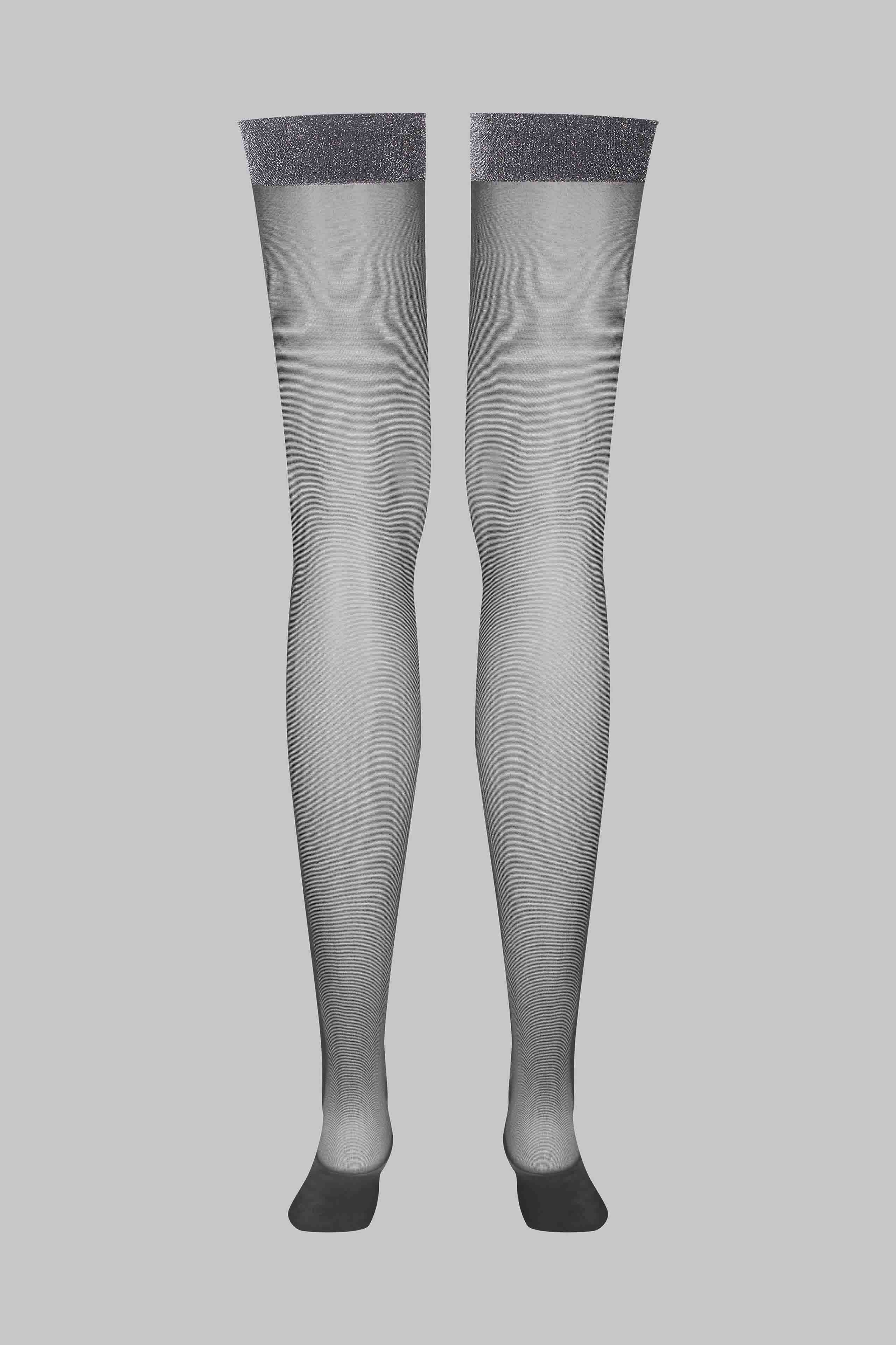 Bas jarretières Lurex 20D - Legwear - Image 3