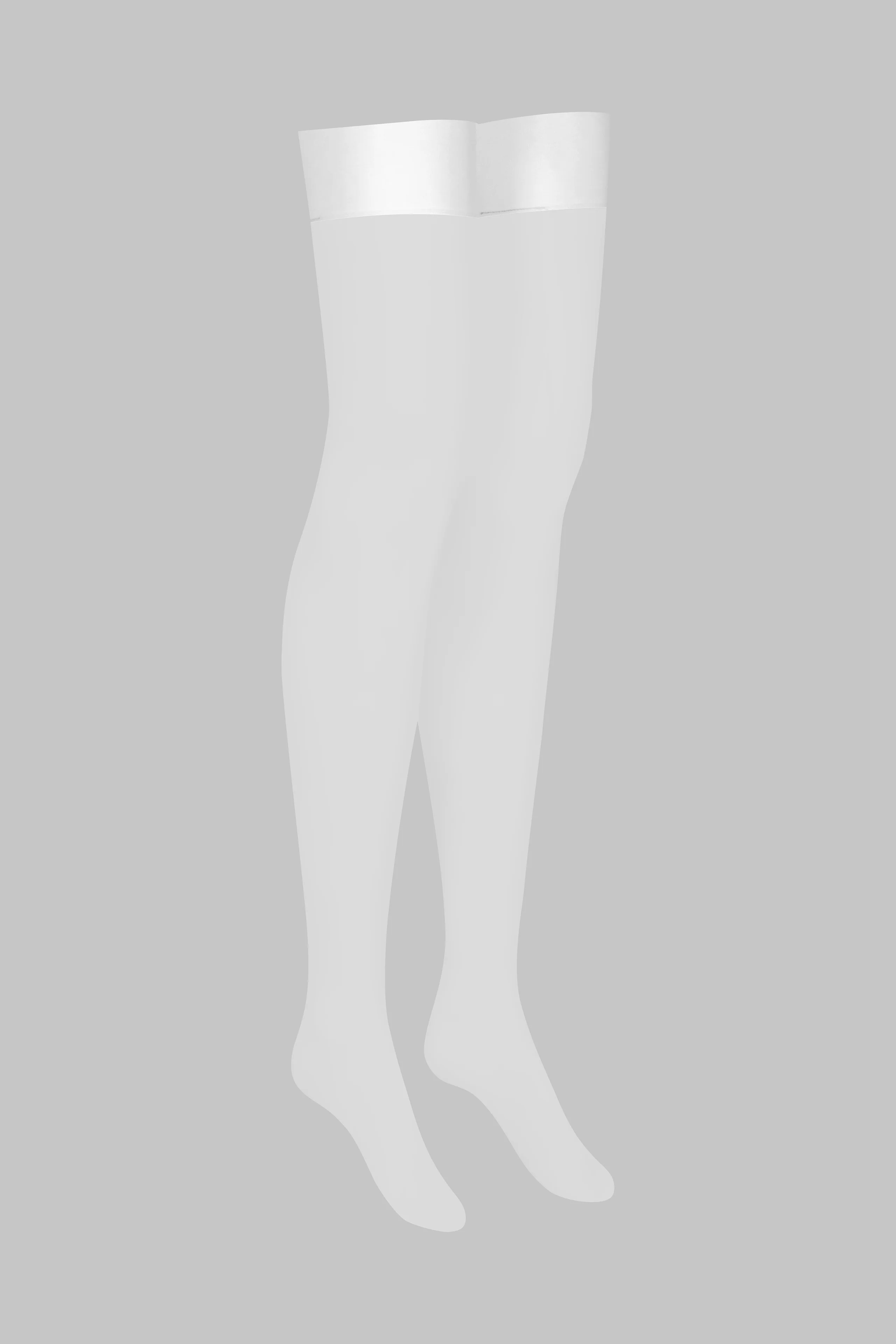 Bas nylon 15D - Blanc - Legwear - Image 3