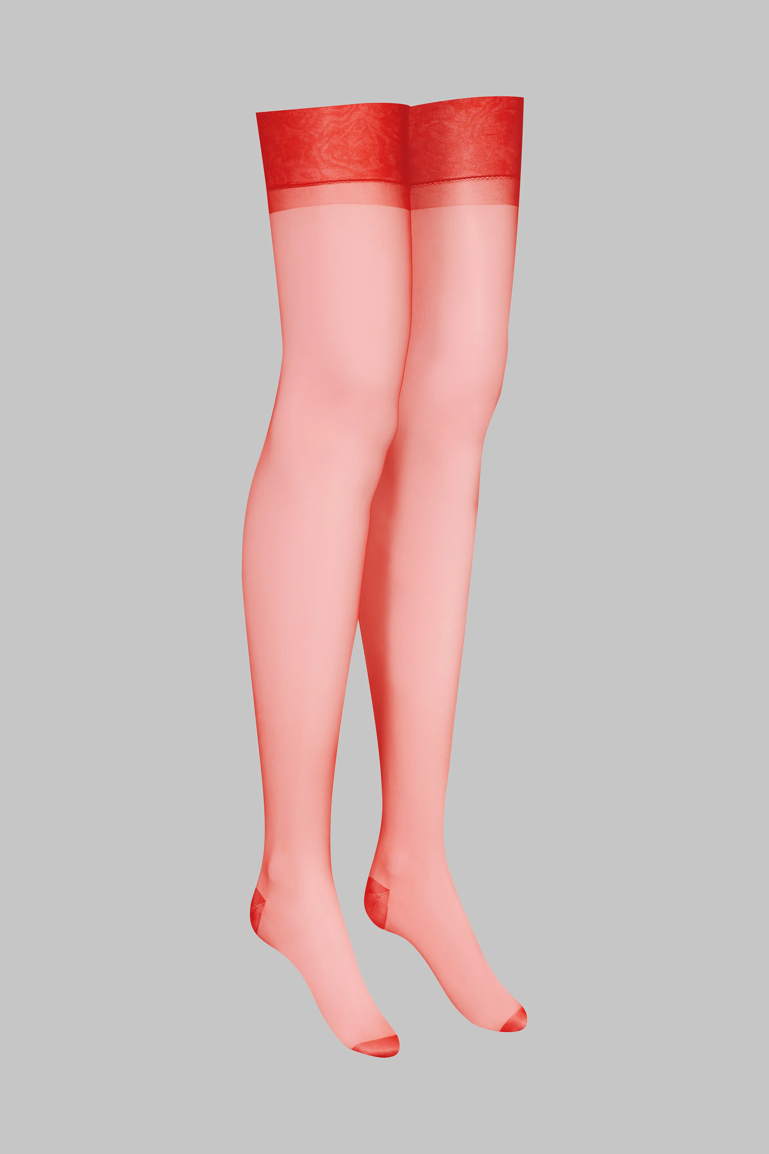 Bas nylon 15D - Rouge - Legwear - Image 3