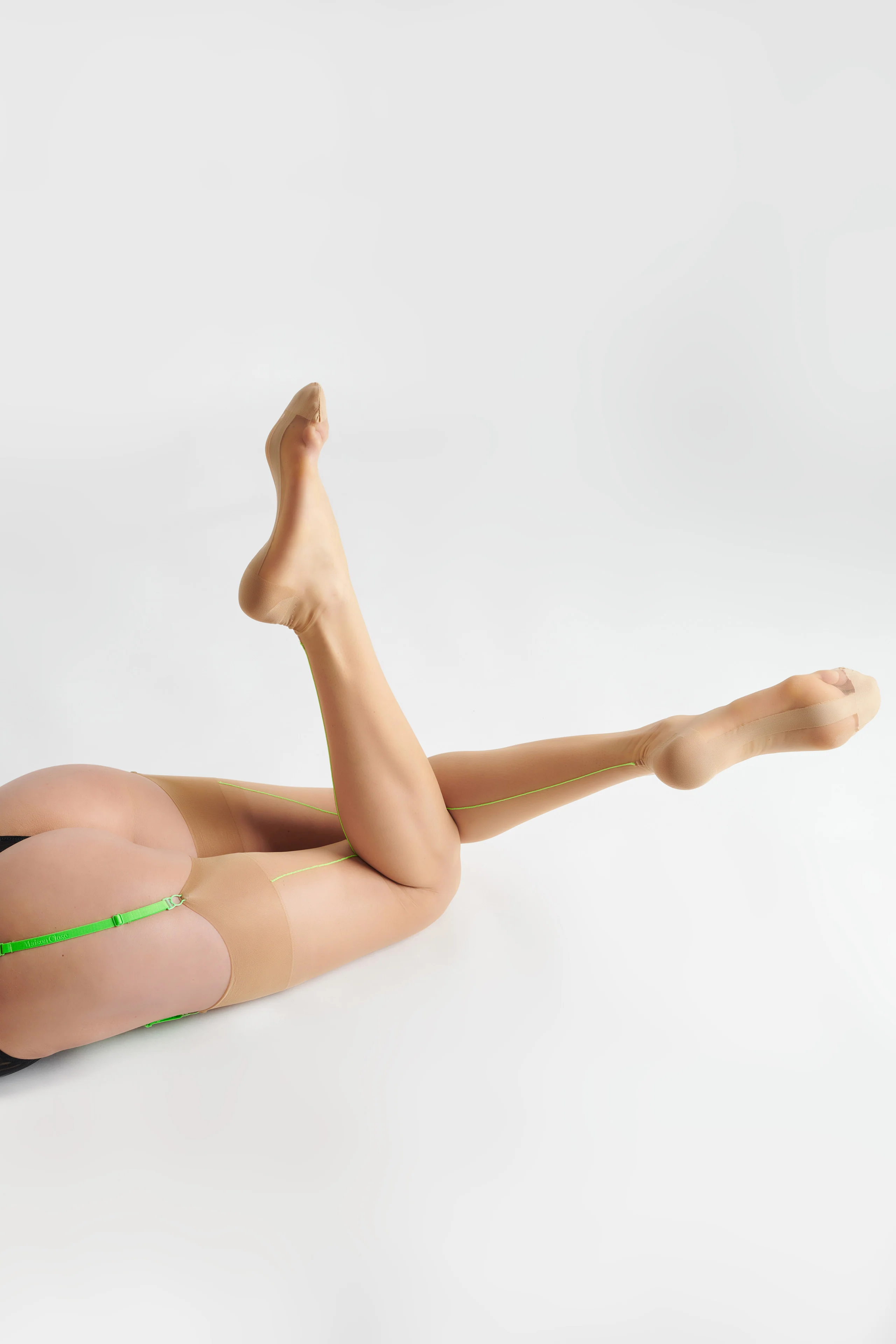 Bas nylon authentique couture fluo 15D - Legwear - Image 5
