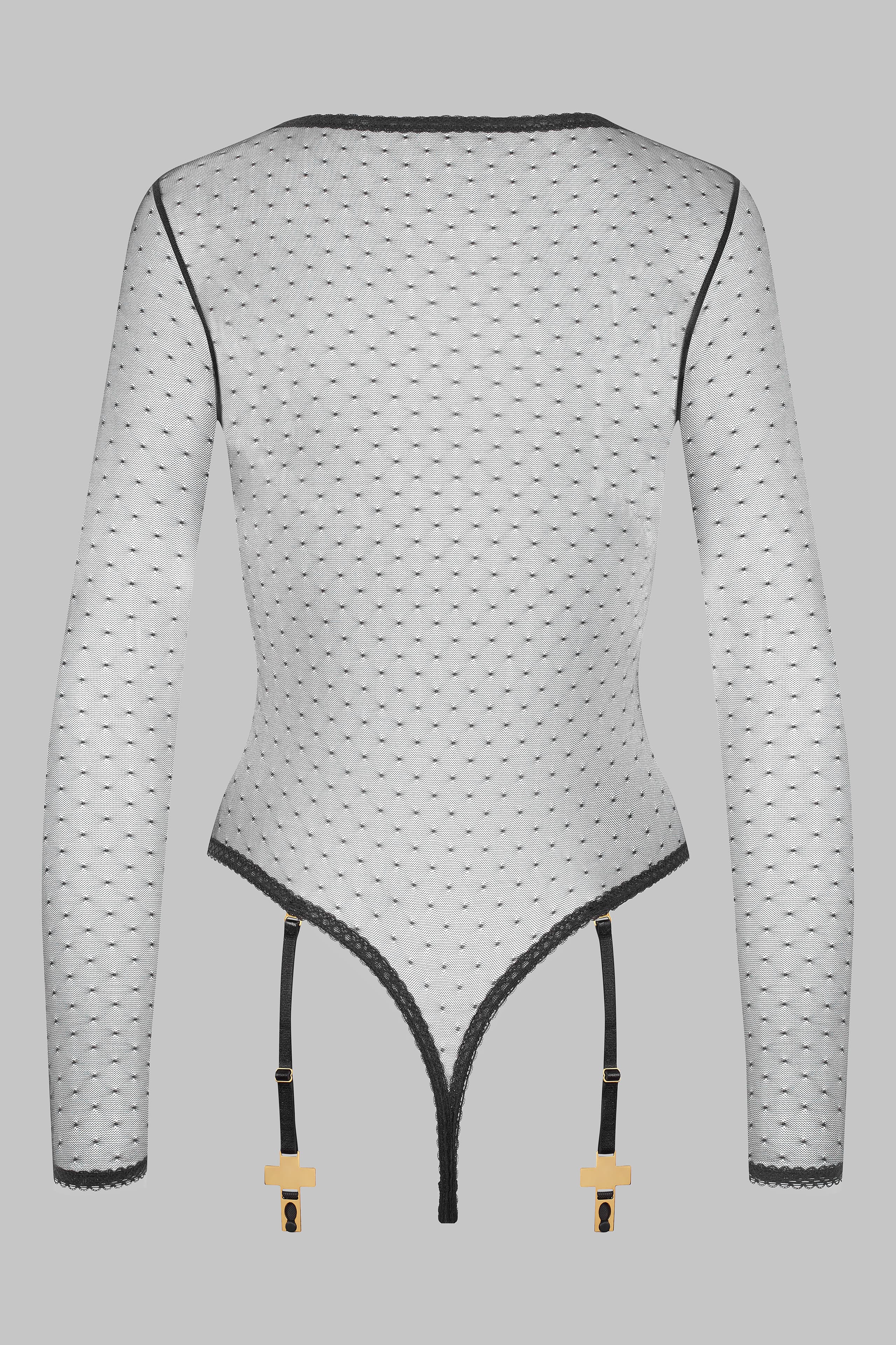 Bodystring plumetis porte-jarretelles - Inspiration Divine - Image 3