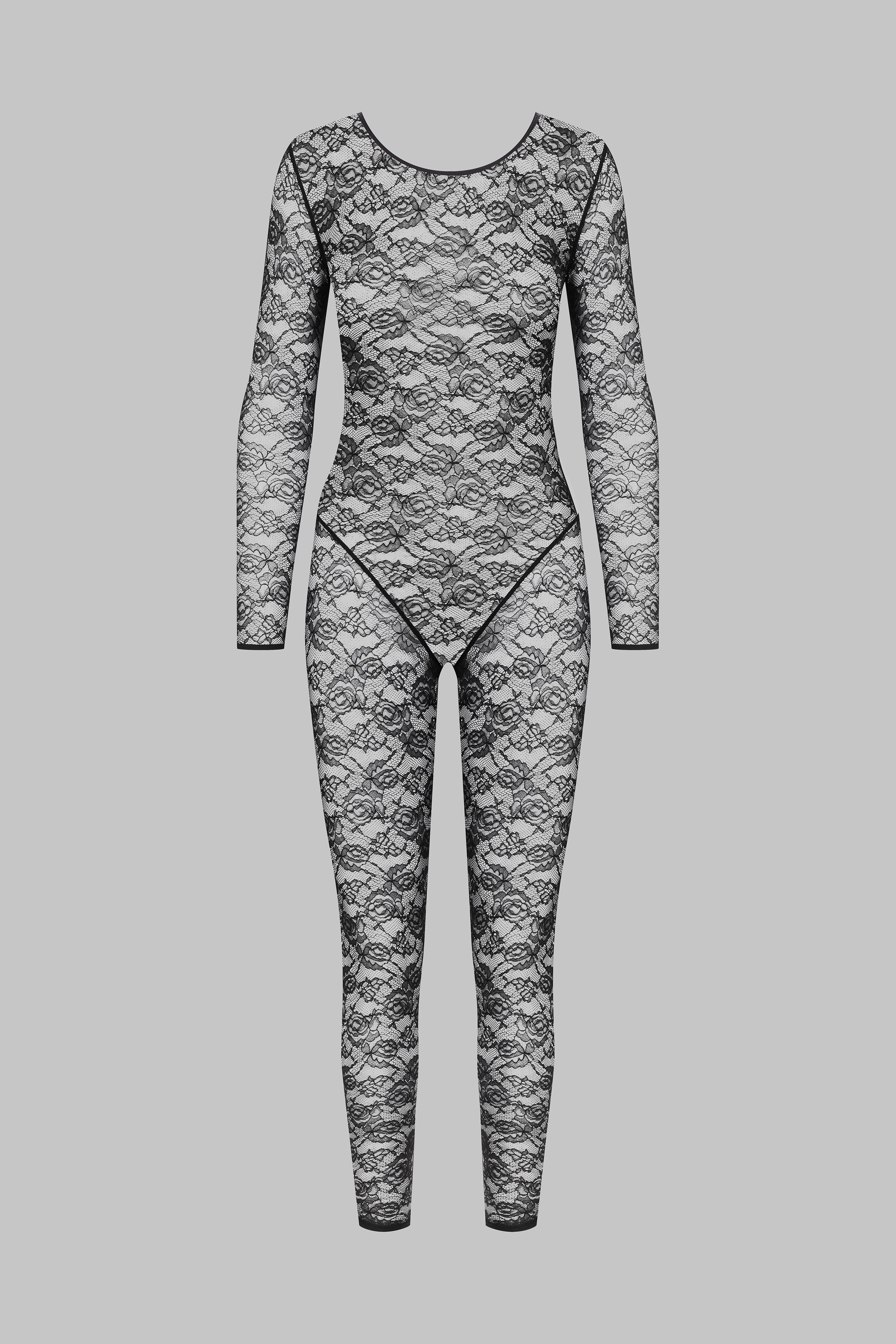 Catsuit manches longues dos ouvert - Flashback - Image 2