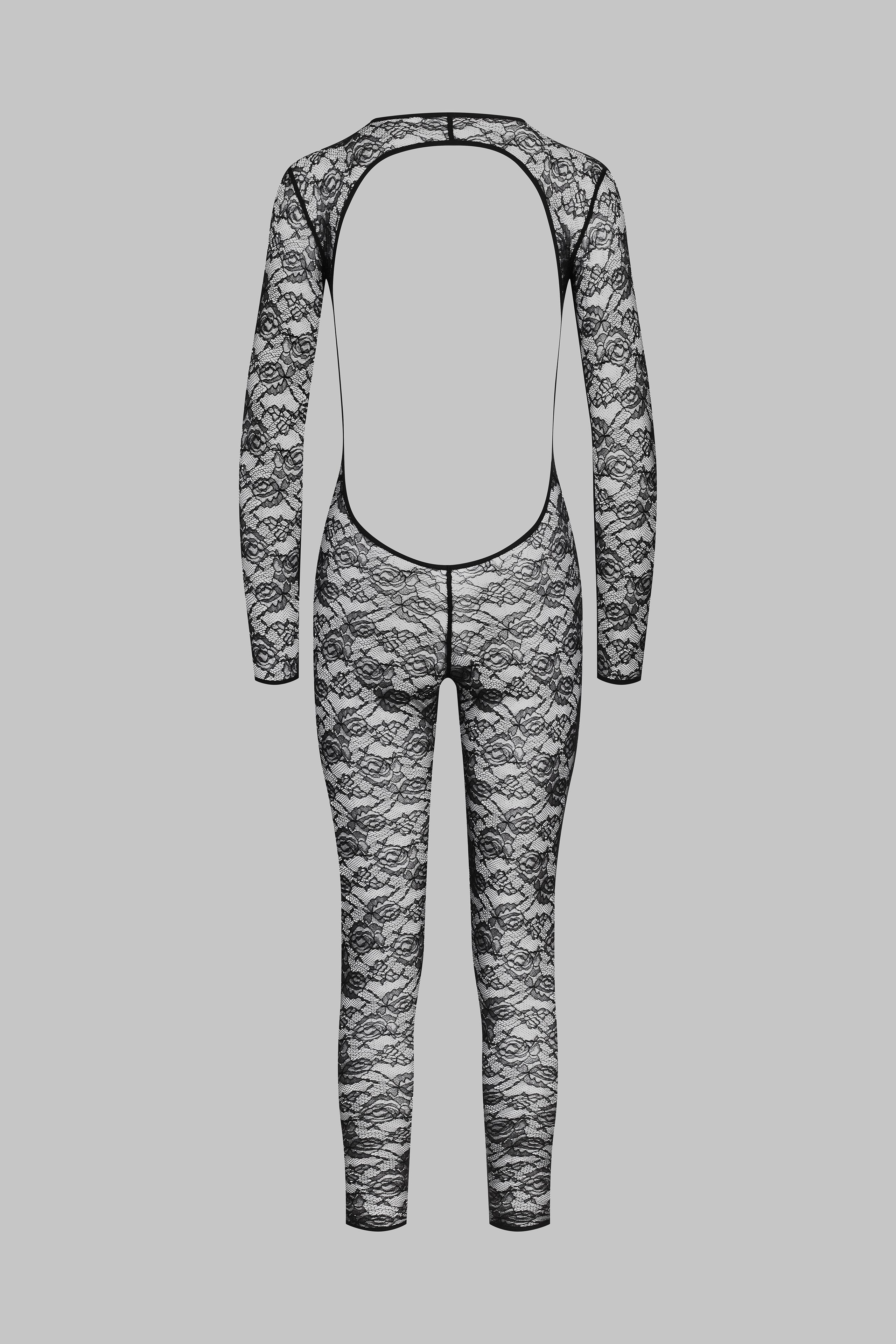Catsuit manches longues dos ouvert - Flashback - Image 3