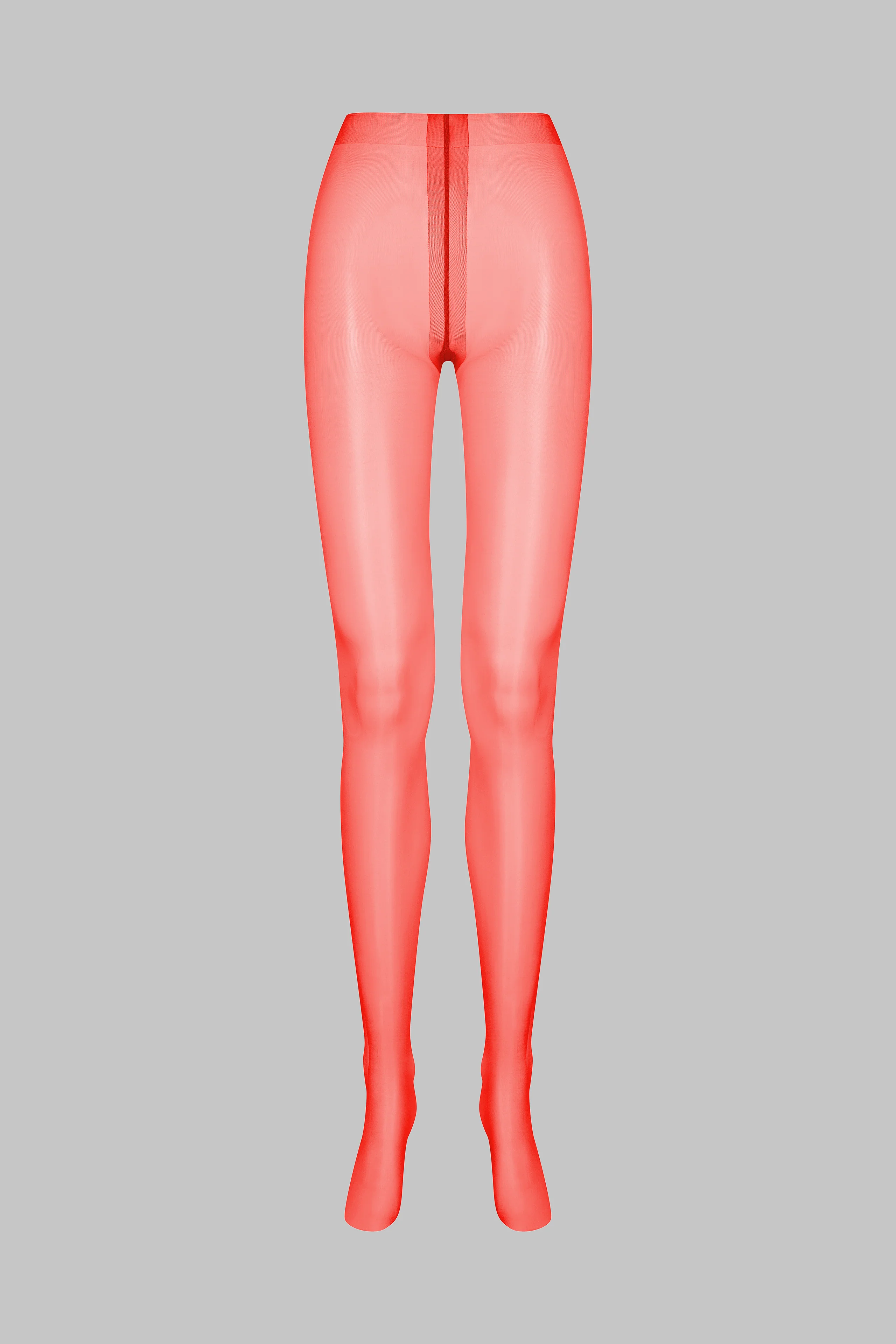 Collant glacé - Rouge - Legwear - Image 2