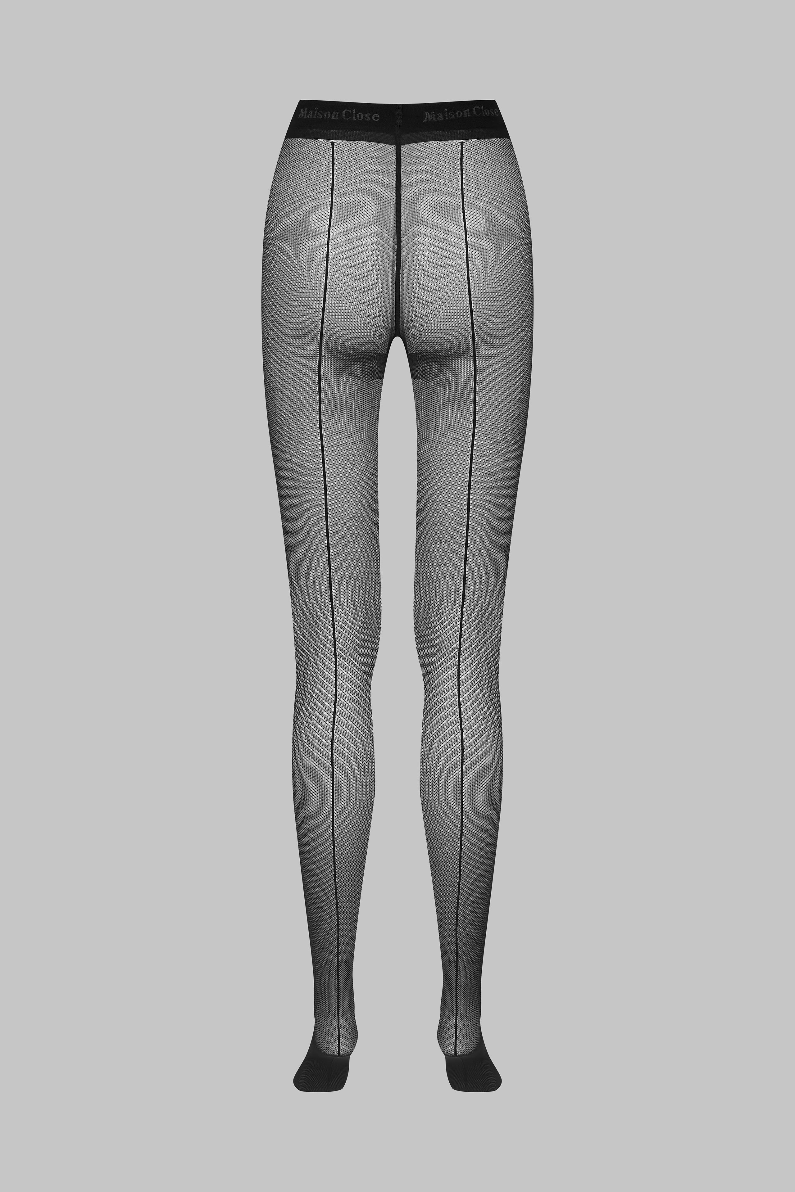 Collant illusion résille Signature couture 25D - Legwear - Image 2