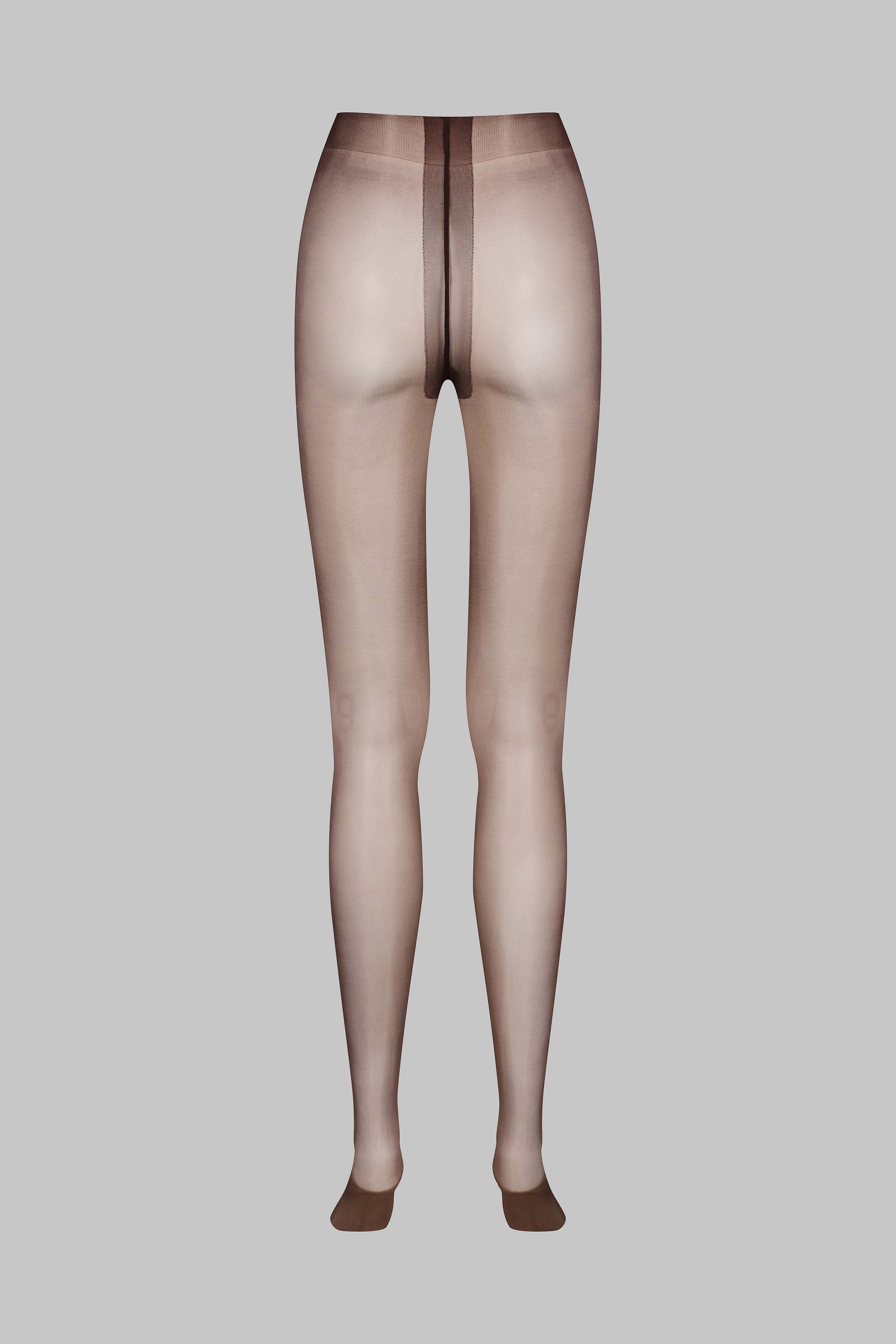 Collant glacé 10D - Marron - Legwear - Image 3