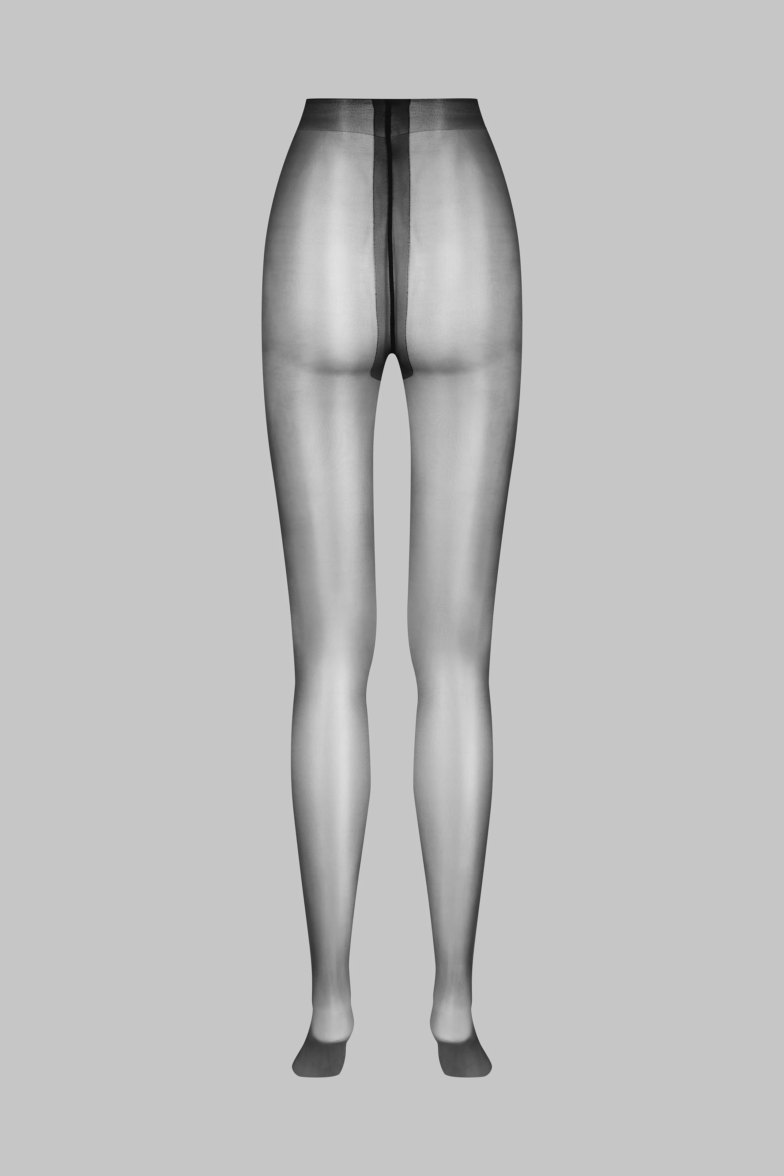 Collant glacé 10D - Noir - Legwear - Image 3