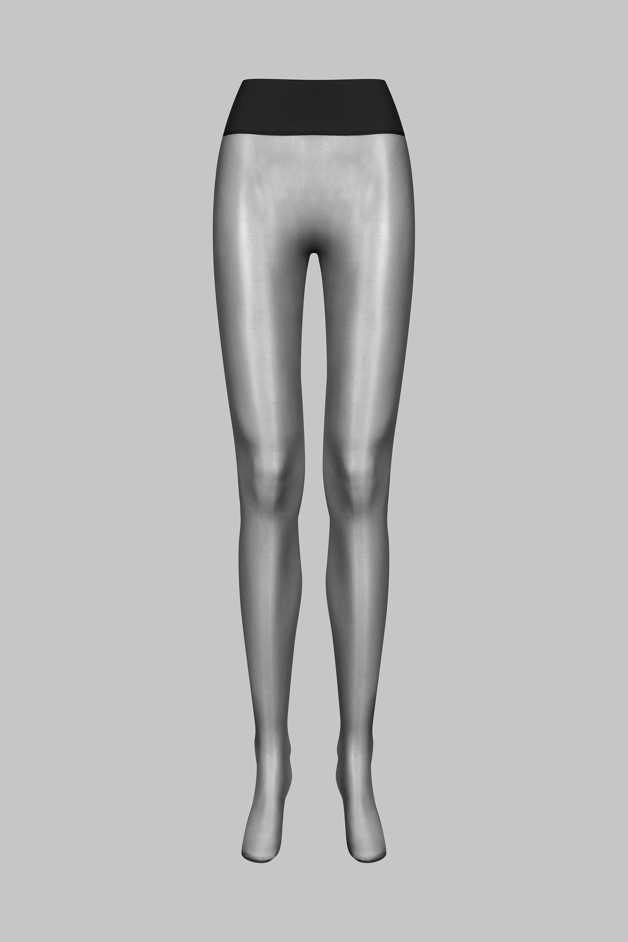 Collant Seamless Signature Couture 20D - Noir - Legwear - Image 3
