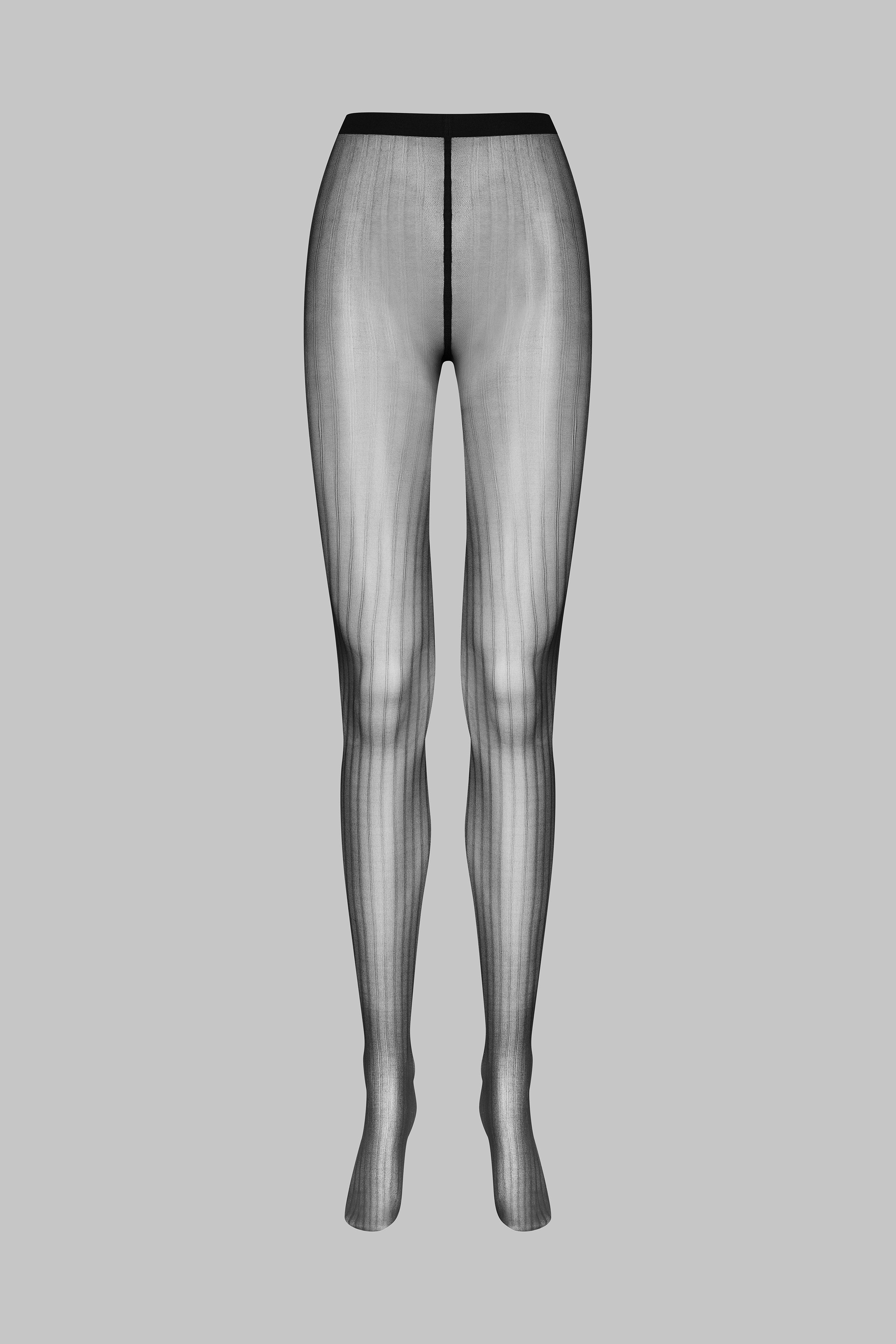 Collants illusion rayures 30D - Legwear - Image 2