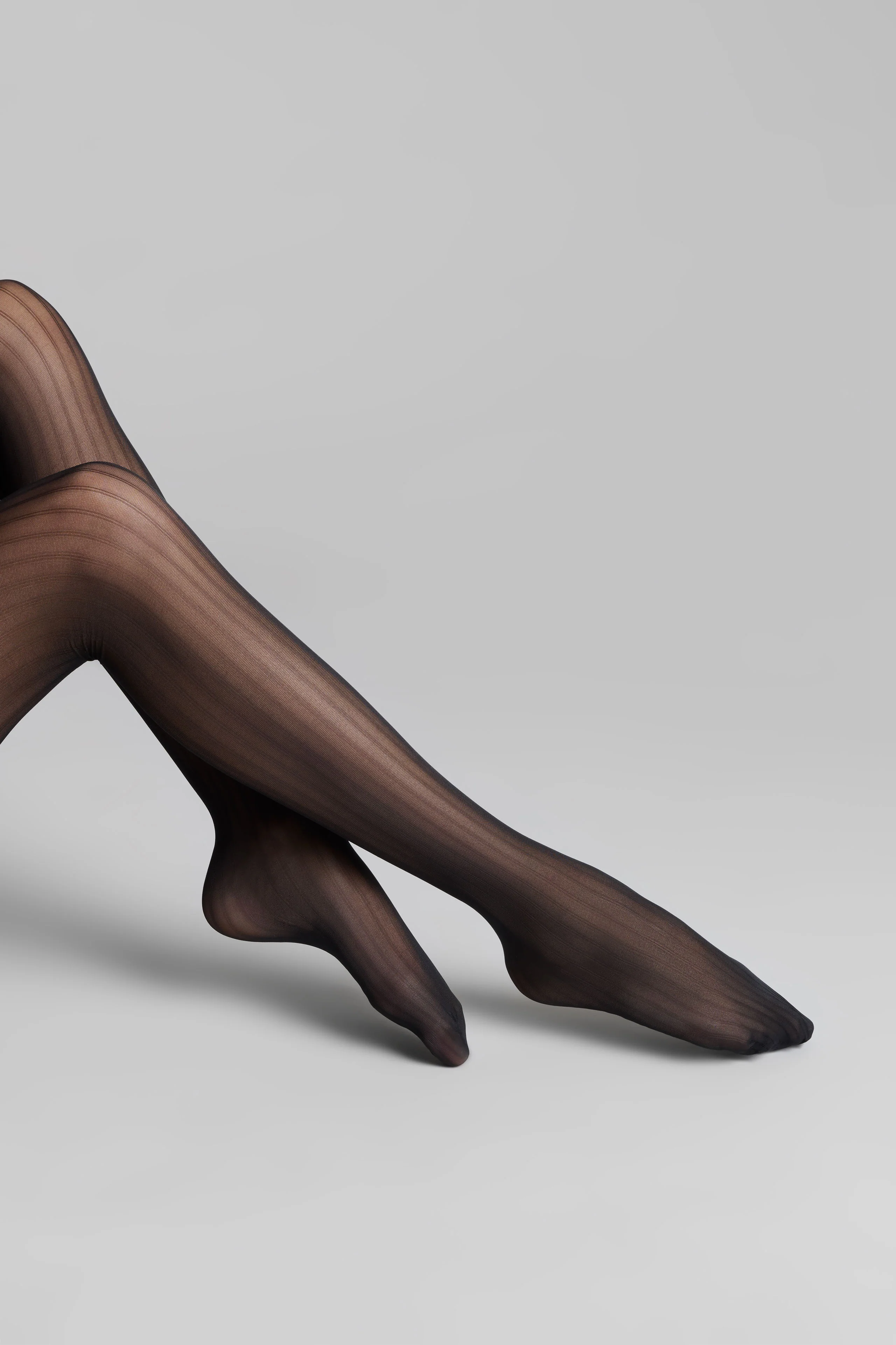 Collants illusion rayures 30D - Legwear - Image 4