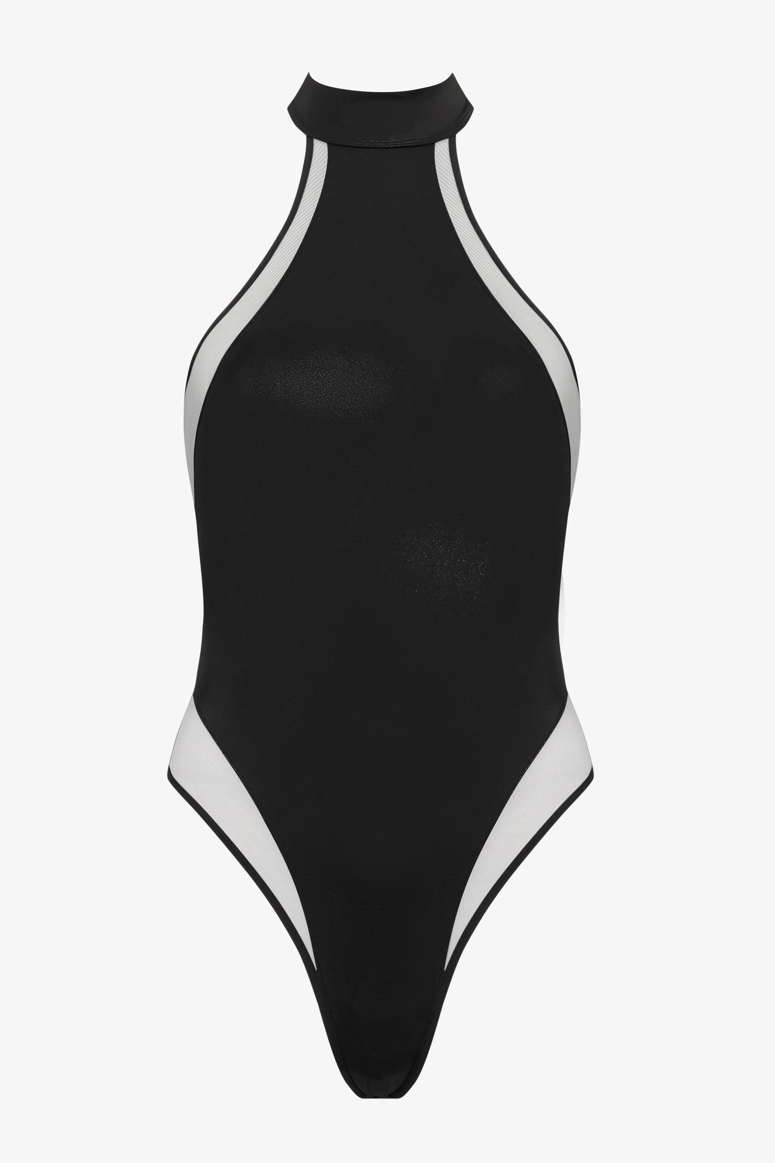 Maillot une pièce encolure américaine - Minuit - Image 2