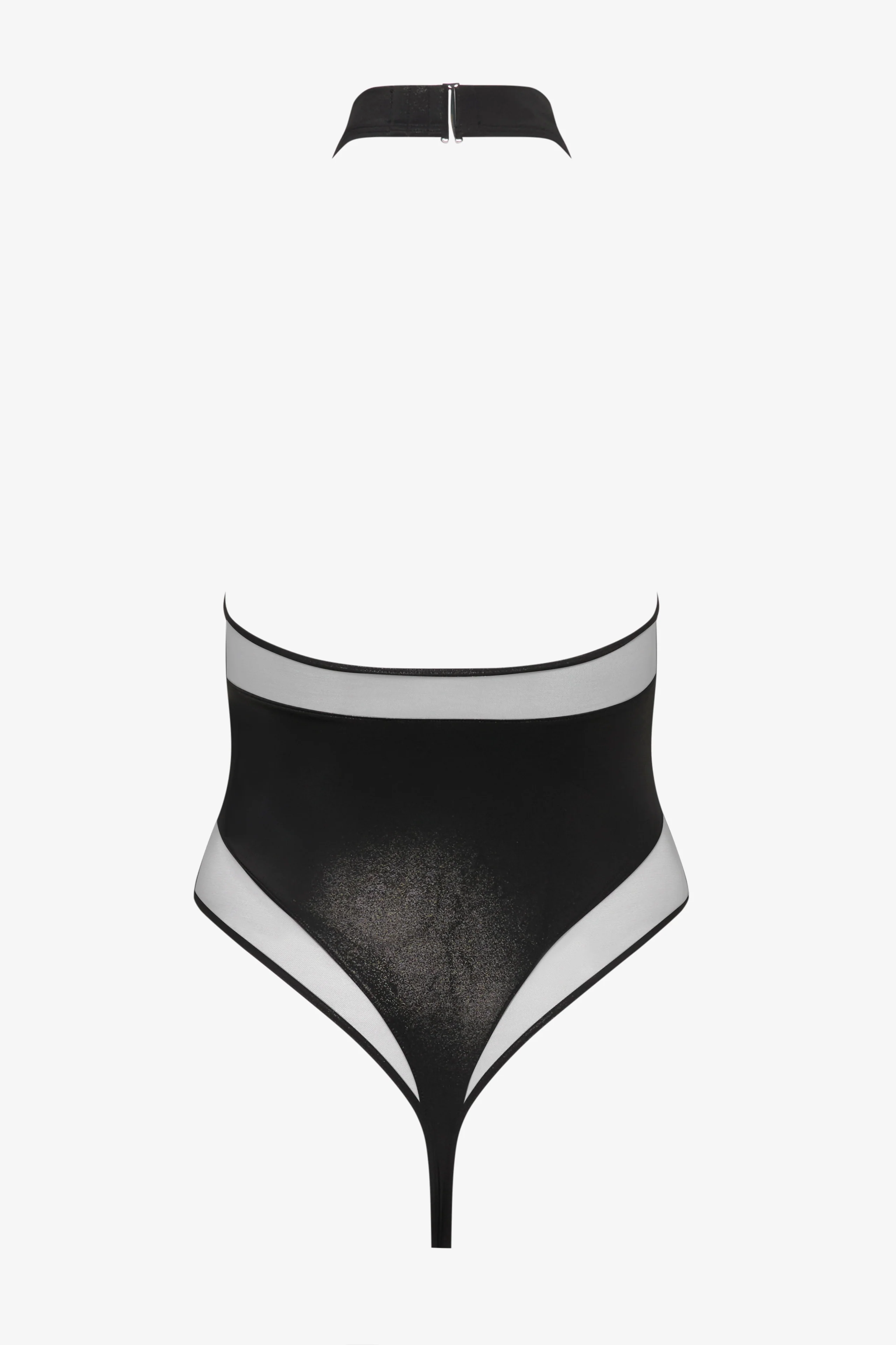 Maillot une pièce encolure américaine - Minuit - Image 3