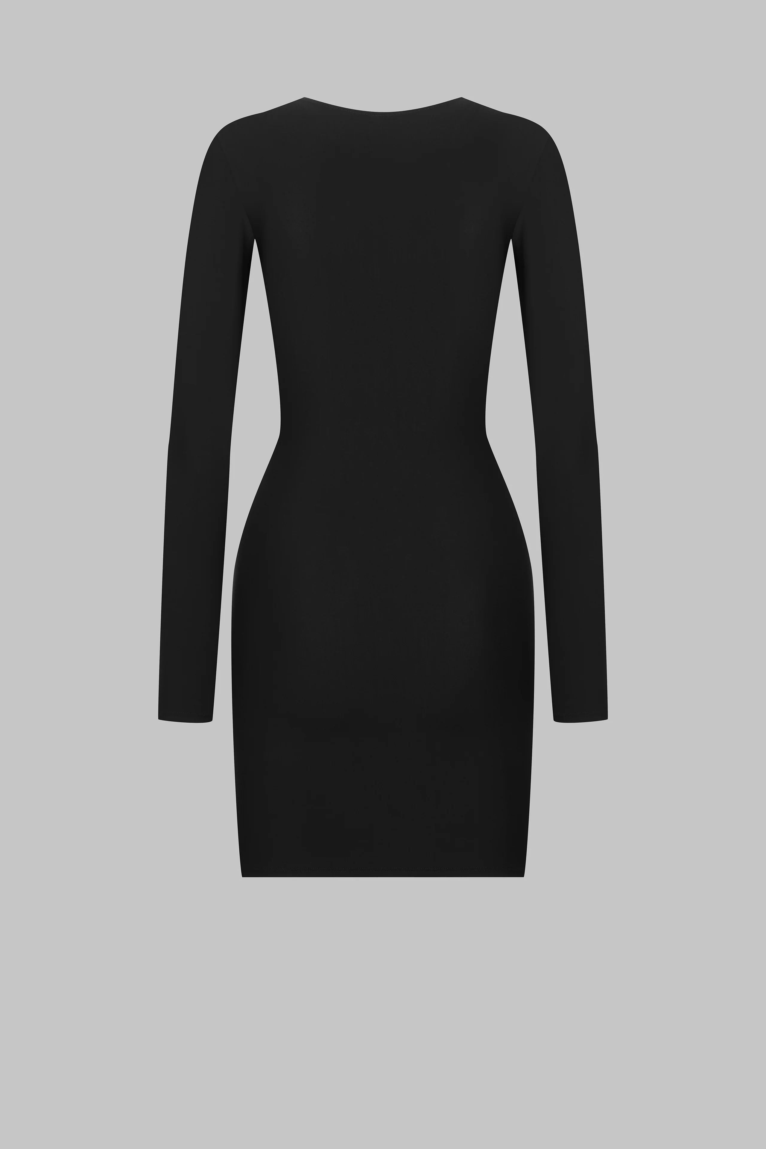 Robe courte manches longues - Nuit Infinie - Image 3