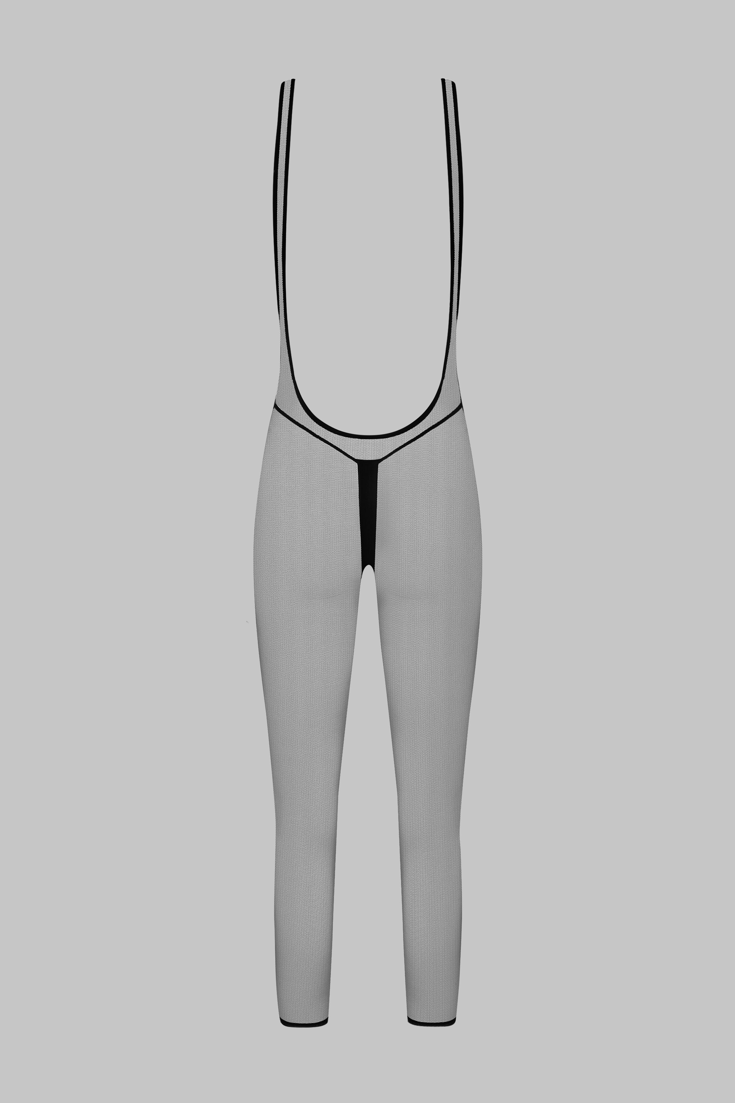Catsuit ouvrable bretelles - Pure Tentation - Image 3