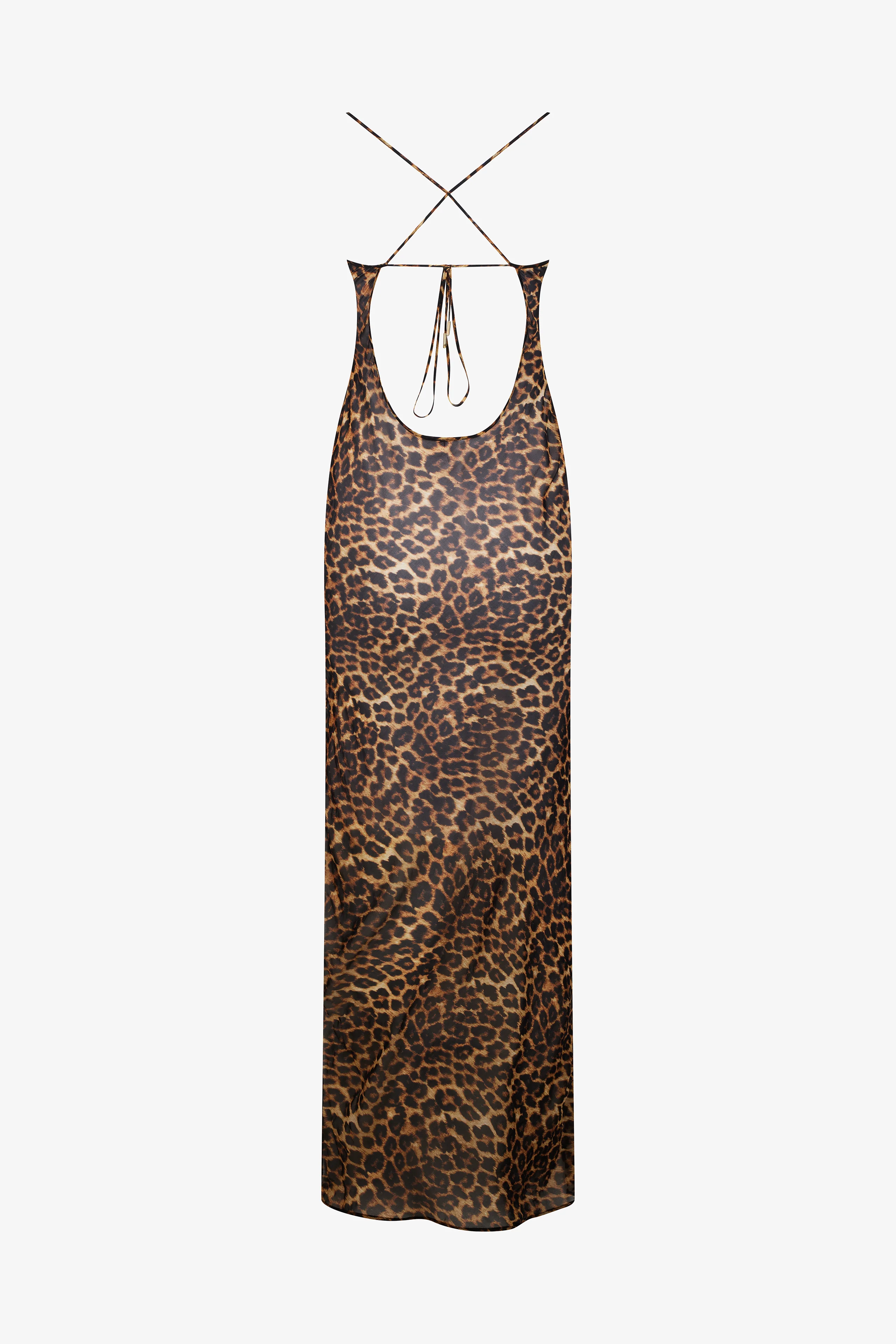 Robe Longue Dos Nu - Safari - Image 3