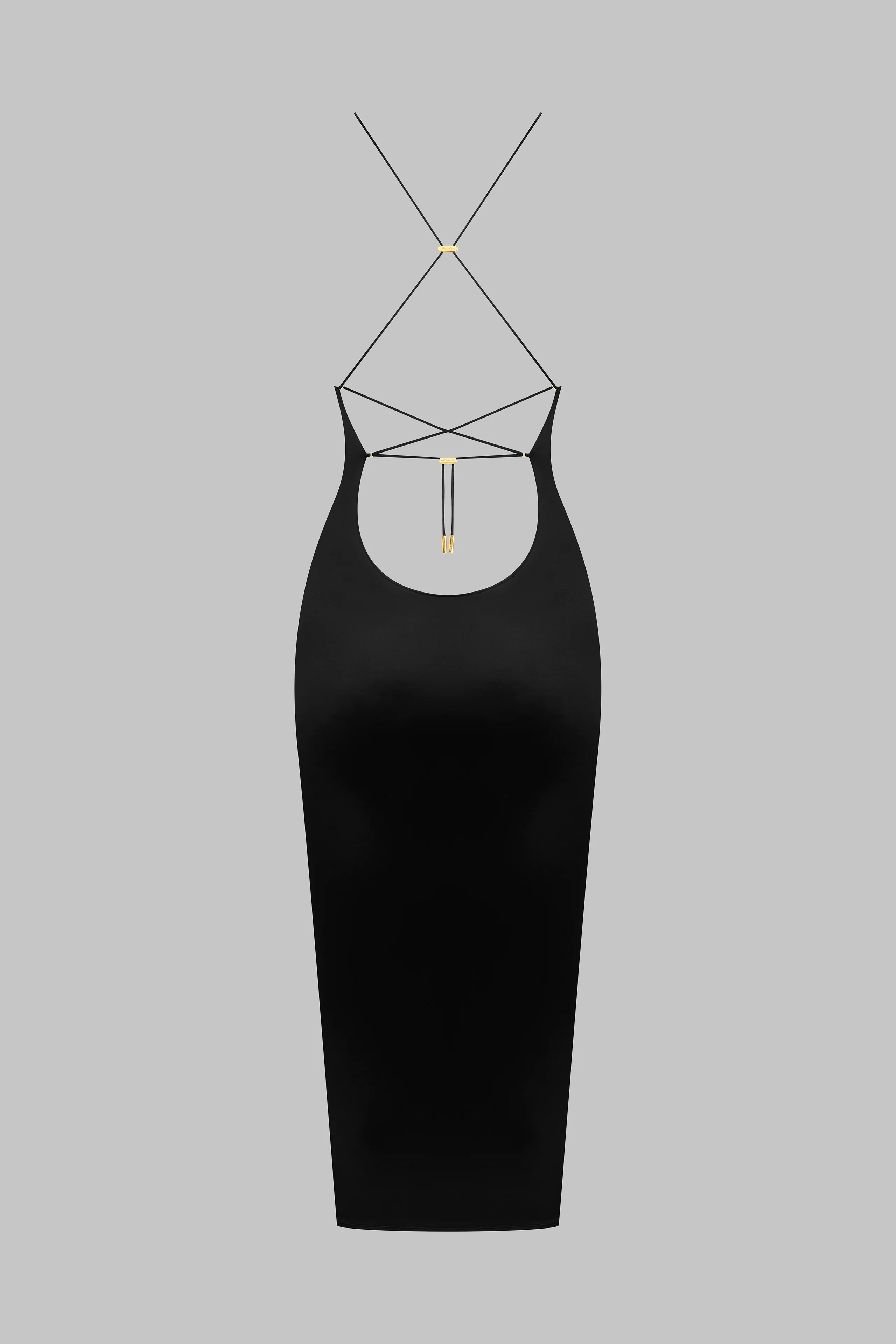 Robe midi dos ouvert - French Kiss - Image 3