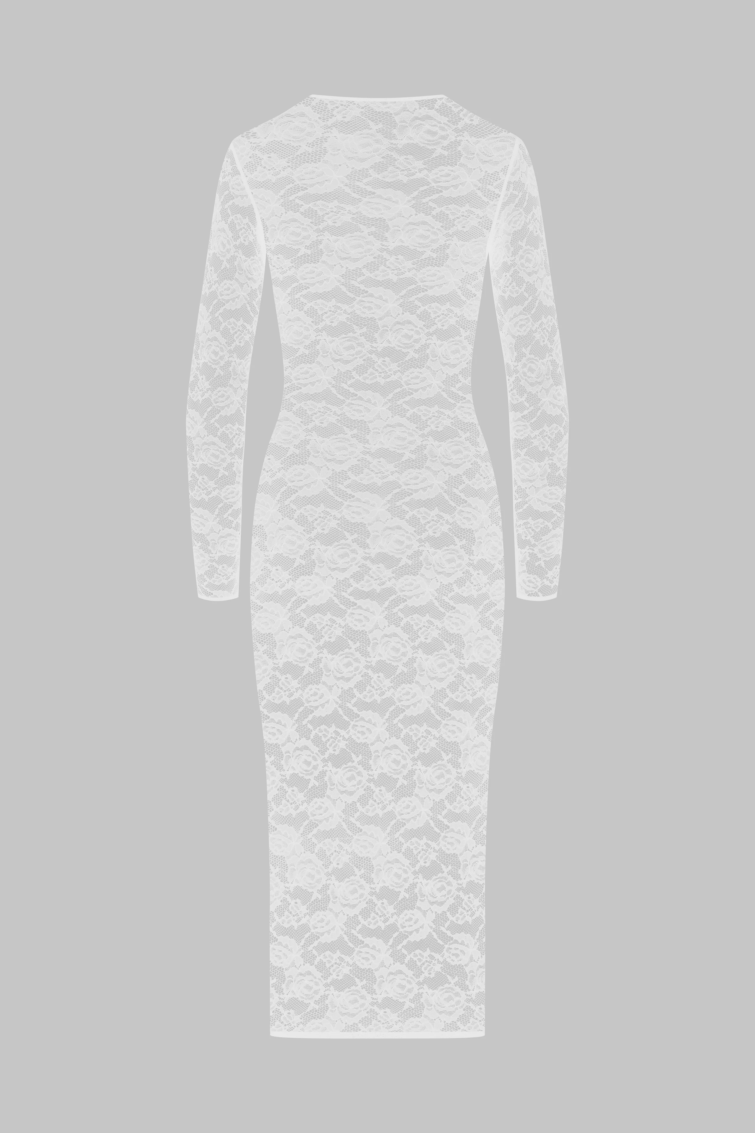 Robe midi manches longues - Flashback - Image 3