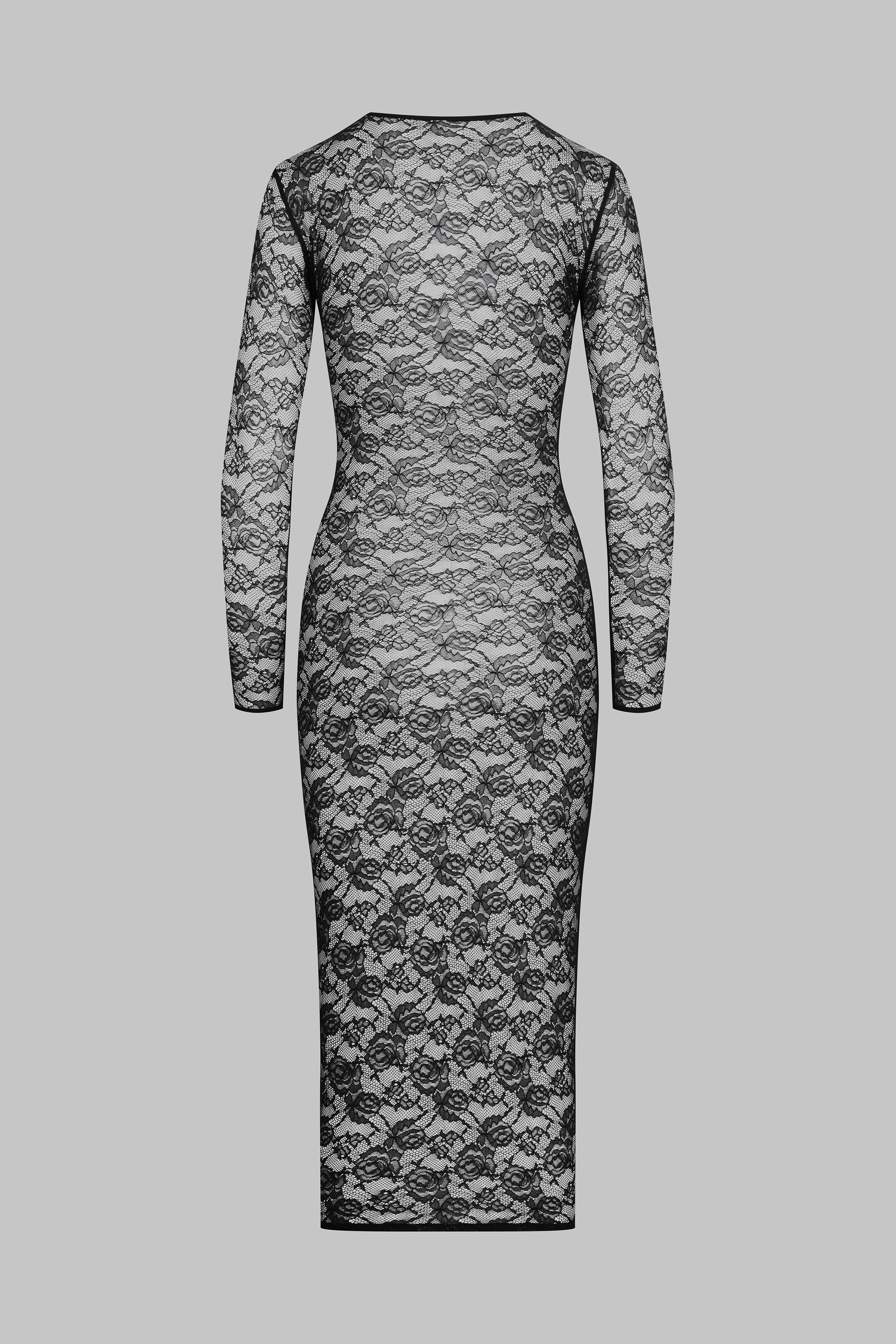 Robe midi manches longues - Flashback - Image 3